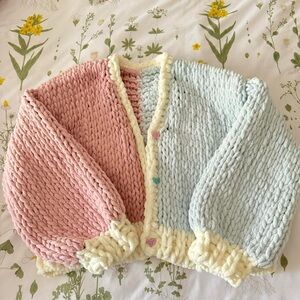 Handmade crochet cardigan